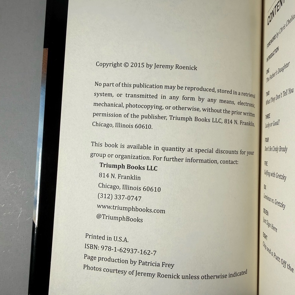 Jeremy Roenick Shoot First, Pass Later Book - Picture 3 of 4